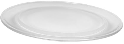 KOCKSHION Drehteller aus Glas 27cm Mikrowellenplatte Dickes Hitzebeständiges Glas Leicht zu Reinigen Ersatzteil für Mikrowelle Küche