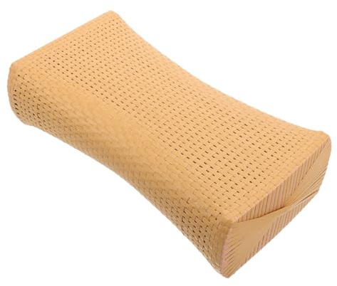GALPADA Cuscino Cervicale in Imitazione Rattan per Sauna e Bagno Turco, Supporto Lombare in PVC, Cuscino Antisudore per Riposo del Collo, Medio 29x16x8 Cm, Accessorio Estivo per Spa e Casa