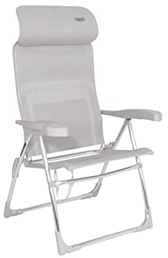 Crespo Silla Playa 7 pos. aluminio (Multifibra) COMPACT Asiento Alto