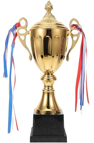 LIOOBO trophée Grande Coupe trophée trophée en métal pour compétitions de Tournois Sportifs Honore 39cm
