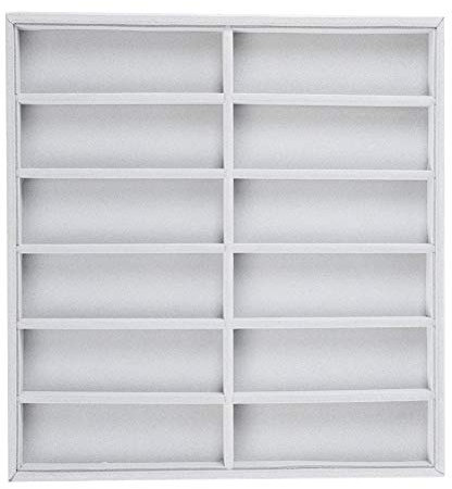 Joyzan Sonnenbrillen Aufbewahrung, 12Gitter Sonnenbrillenhalter Brillenbox Brillen Organizer Aufbewahrungsbox Schmuckaufbewahrung Reise Brillenaufbewahrung Ständer Schmuck Schmuckständer Uhren