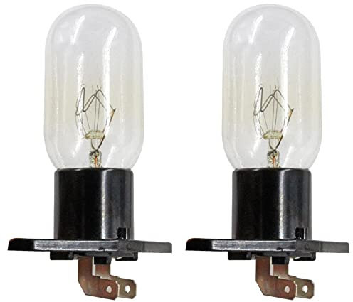 CENPEK Lot de 2 Lampes de Four à Micro-Ondes Z187 240 V 25 W 6,3 MM pour De Nombreux modèles