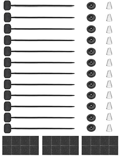 3 Set Fan Mounting Kit, Electric Radiator Fan Ties Straps Mounting Kit for Car Vehicle Electric Radiator Fan 7 9 10 12 14 16