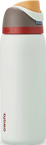 Owala FreeSip Insulated Stainless Steel Water Bottle with Straw for Sports, Travel, and School BPA-Free Sports Water Bottle, 40 oz, Boneyard