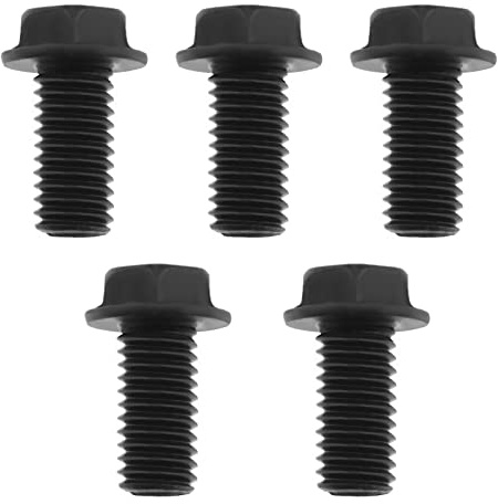 5 st M8 x 16 mm vänstergängade bultar helgängade sexkantiga flänsbultar sågbladbult för sågbladskonstruktion industri och kolstål