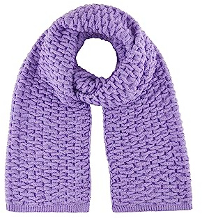 TOM TAILOR Denim Damen 1038051 Basic Schal mit Struktur, 32255-lilac, OneSize