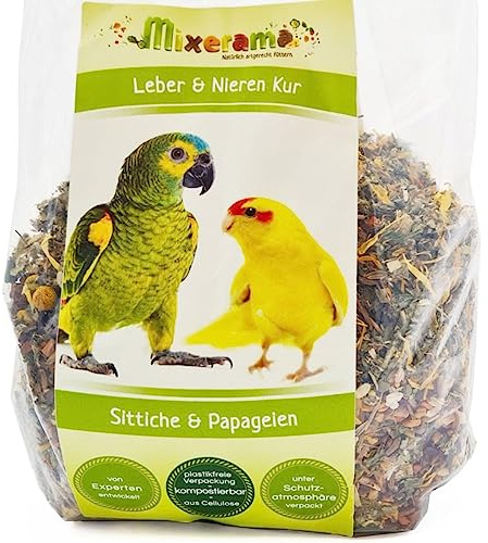 Mixerama Leber & Nieren Kur - artgerechtes Futter zum Ergänzen - für Papagei und Sittich Größe 500 g