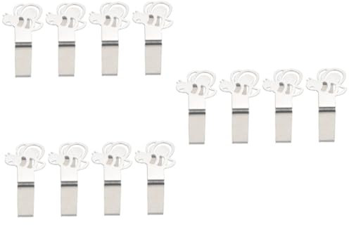 UKCOCO 12stücke Edelstahl Tischdeckenklammern Im Bienen-Design rutschfeste Clips Für Garten Und Picknick Stabiler Halt Für Tischdecken Bei Wind Und Wetter