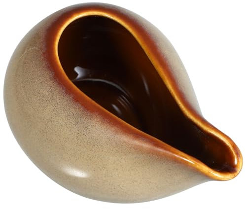 Alipis Jug Di Ceramica Per Salse Bottiglia Elegante Per Condimenti Perfetta Per Succo e Salsa Facile Da Pulire Multiuso Cucina