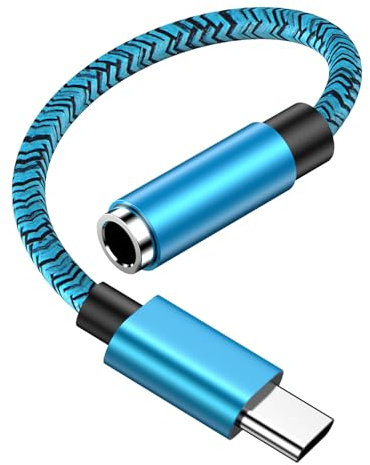 Adapter Kopfhörer auf USB C,USB Typ C auf 3,5mm Klinke Aux Audio Kabel USB C Headset Adapter für iPhone 17 16 15 Pro,Samsung Galaxy S25 Ultra S24 S23 FE S22 S21 S20 A54 A36 A17 A16,Google Pixel 10/9/8