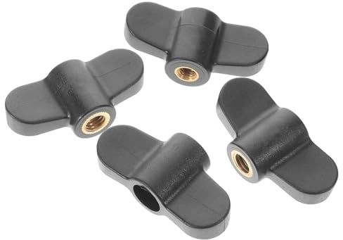 BESTonZON 4stücke Flügelmuttern Aus Kunststoff Für Beckenständer Zubehör Für Schlagzeugständer Befestigungsmaterial Für Beckenständer Ersatz Für Schlagzeugbeckenständer Hardware