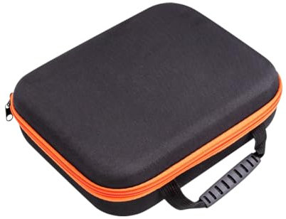 FSSTUD 26 x 22 x 7.5cm Portable Tool Container Bag Drill Storage Box EVA Travel Tool Case Hard Shell Tool Box Multipurpose Tool Organizer Case for Electric Drills Sharpeners