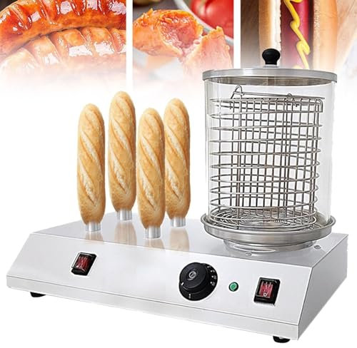 Máquina for hacer perritos calientes comercial y doméstica, vaporera eléctrica for perritos calientes, rollitos de huevo y salchichas.