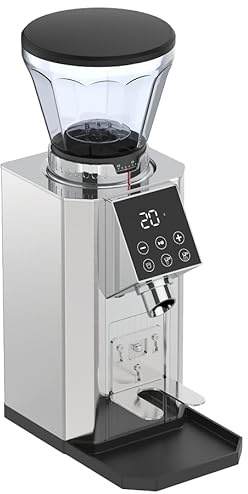 AMZCHEF Macinacaffè Elektrisc macinacaffè con 45 gradi di macinatura regolabile