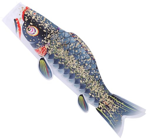 DOITOOL Bandiera a Maniche a Vento a Forma di Carpa Giapponese 3d Satinato Resistente All’umidità 70 Cm per Decorazioni Esterne di Spazi Verdi, Balconi e Ristoranti