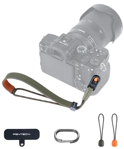 PGYTECH Camera Wrist Strap Slim Quick Release Adjustable for Compact/Mirrorless/Instant Cameras, Camera Phone Strap Compatible with Sony RX100/Canon G7X/Ricoh GR/Leica/Fujifilm, Vintage Style