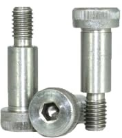 Socket Shoulder Screws, 3/8-5/16-18x3/4, Coarse Thread, Stainless Steel A2 (18-8), 2 Pack