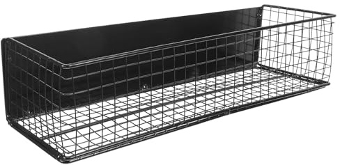 DECORNIJIA Magnetisk Kylskåpshylla med Flyttbar Magnet Flexibel Förvaring av Kryddor Frukt och Grönsaker Svart Järnorganisatör för Kök Platsbesparande och Multifunktionell Förvaringslösning