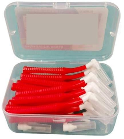 Interdentalborste L-formad tryck- och dragkraft interdentalborste, 20 st per låda (1,2–1,5 mm)