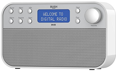 Bush DAB Radio - White/Silver