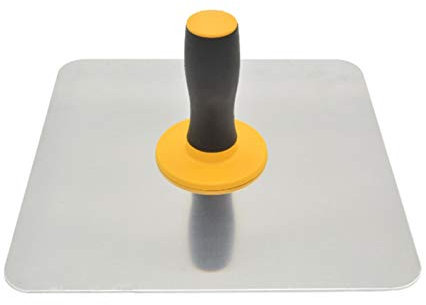 GeKLok Plaster Hawk, Aluminium Mortar Board Holder, Home Paint Plastering Hawk with Handle, Finishing Plastering Tool Finishing Trowels(Silver)