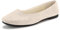 Padgene Women's Casual Square Toe Ballet Flats, Ladies Ballerina Flats Girls Fashionable Ballet Pumps Dolly Shoes Womens Stylish Comfy Office Driving Flat Shoes Slip On Loafers