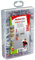 fischer easyDIY Box Outdoor EasyHook, 144-teiliges Dübel- und Schraubenset aus DuoPower Dübeln, Haken, Abdeckkappen und rostfreien Schrauben, 6-8 mm Durchmesser, 30-40 mm Länge, für Heimwerker