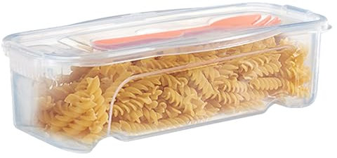 Oldmoom Cuiseur à Micro-Ondes pour Spaghettis - Bol Transparent, Boîte de Cuisson de Nouilles Spaghetti, Récipient à Vapeur Résistant à la Chaleur