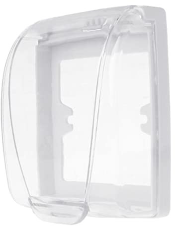 Copertura interruttore impermeabile Scatola trasparente Pannello luce parete Presa di protezione Coperchio tappo a ribalta per campanello Coperchio interruttore a parete tappo ribalta