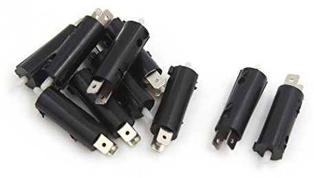 sourcingmap 10 Pcs 2 Pins Scooter Front Rear Brake System Control Switch