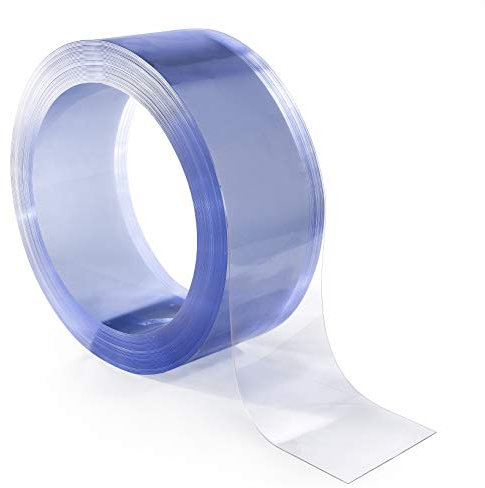 ANRO Streifenvorhang Lamelle Lamellenvorhang Weich-PVC Meterware 2mm 200x20cm