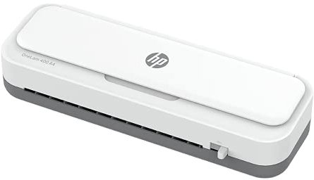 HP OneLam 400 A4, Laminiergerät, 75/80 - 125 Micron, inklusive Schneidelinieal, Eckenabrunder und Laminierfolien, 3160