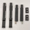 effedielle Coppia Catenacci Giesse per porta e finestra o balcone a anta in alluminio Abbinabile a profili R40 e R50 con Taglio Termico Accessorio per serramenti in alluminio