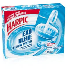 Harpic Blocs colorants cuvette WC, Lot de 2