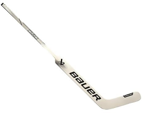 Bauer Elite Composite Goalie Schläger - Senior Rechts 26', Farbe:weiß/schwarz, Goaliebiegung:P31