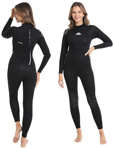 XUKER Wetsuits for Womens 2mm Back Zip Full Body Diving Suits