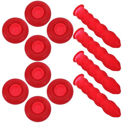 ULTECHNOVO 120 Pz Coperchio di protezione dell'ugello guarnizioni adesive Guarnizioni per adesivi tubo di mastice tappo bavaglino in silicone bavaglini sigillatura del tubo di calafataggio