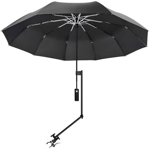 Sonnenschirm mit verstellbarer Universalhalterung und UV-Schutzfaktor 50+