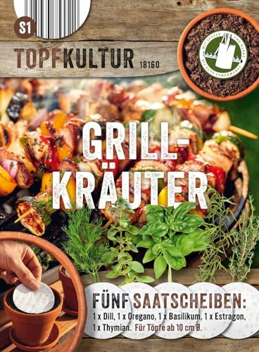 Chrestensen Saatscheiben Grill-Kräuter Samen Saatgut
