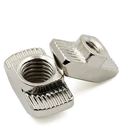 SINEKY 50 Stück Muttern der Serie 20, T-Typ, Gleitmuttern, Muttern M3, M4, M5, T-Nutensteine, T-Nutenmuttern, M3, M4, M5(M5)