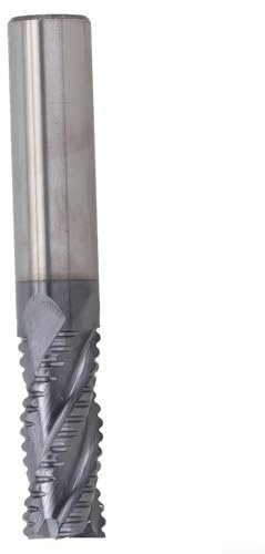 Fresa per sgrossatura rivestita in AlTiN, 4 denti, adatta per materiali duri (10 mm)