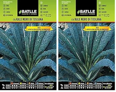 Semillas Batlle Col KALE Nero di Toscana (Paquete de 2)