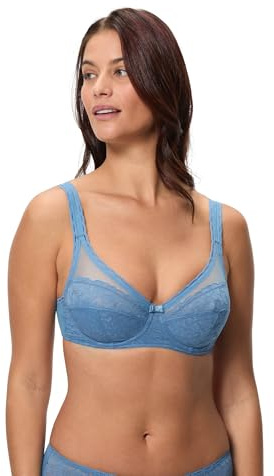 Playtex Femme avec Armatures Cœur Croisé Féminin Recyclé Soutien-Gorge, Océan Bleu, 105C