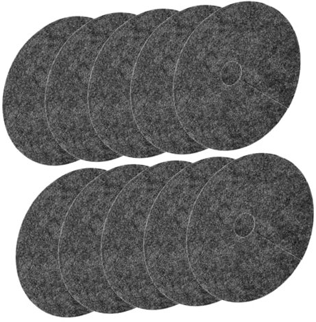 KONTONTY 20 Piezas Alfombra Antihierba Barrera Ruderal para Macetas Cubierta De Barrera Ruderal Tela De Estera De Césped Protector De Plantas