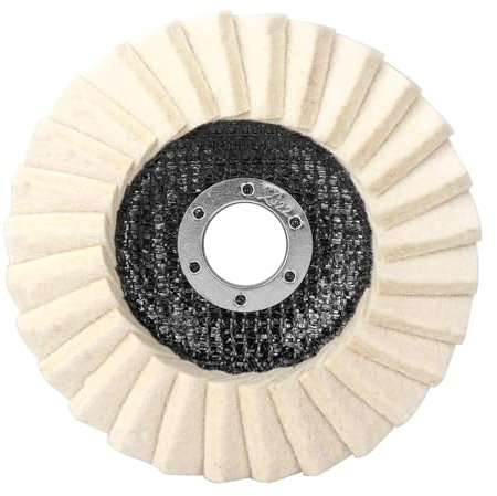 ircular Precision cuttingtool 2/3/4/4.5/5 Inch Wool Polishing Wheel Buffing Pad Metal Wood Stainless Steel Polishing Abrasives115mm A 1pc(125mm B 1pc)