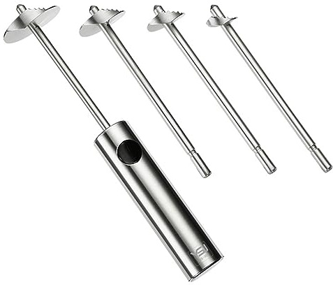 TSMORY Drill Vegetable Fruit Corer with Ergonomic Handle Denucleator for Hollowing Out Zucchini Potato Carrots