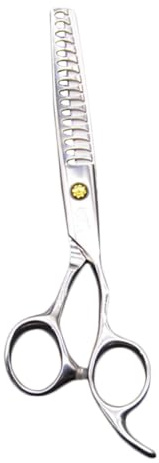 iplusmile Tijeras Peluqueras Inoxidable para Cortar y Entresacar Cabello Herramienta Profesional para Salón y Doméstico Corte Suave y