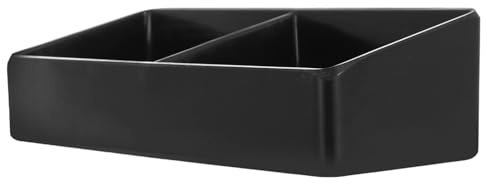 Alipis Caja Organizadora para Bolsitas de Té y Café Compartimentos Visibles para Sobres de Azúcar y Snacks Almacenamiento Práctico para Cocina y Oficina Diseño Duradero y Elegante Negro