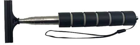 Raclette de rétroviseur latéral de voiture – Mini essuie-glace de rétroviseur, poignée pliable, lame résistante aux rayures, poignée ergonomique | Nettoyant pour vitres automobiles pour conditions mét