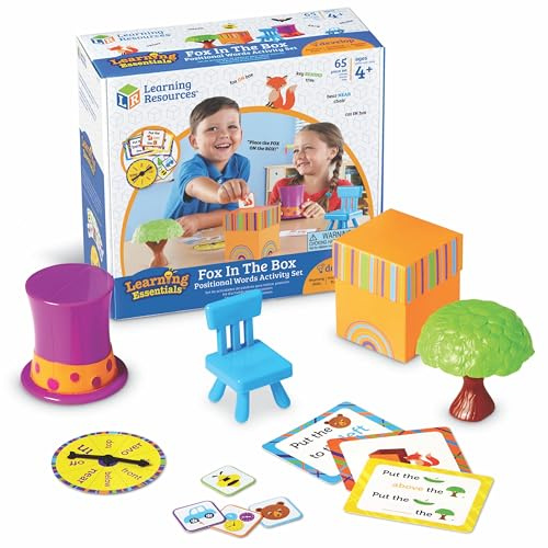 Learning Resources Fox in the Box, Ages 3+, Positional Words Game, Develops Vocabulary, Rhyming and Directional Skills